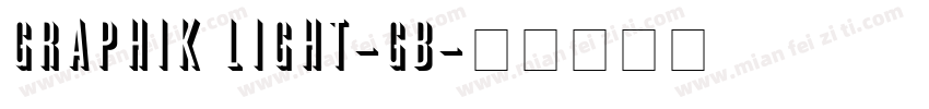 Graphik Light-GB字体转换